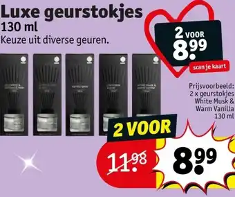 Kruidvat Luxe geurstokjes aanbieding
