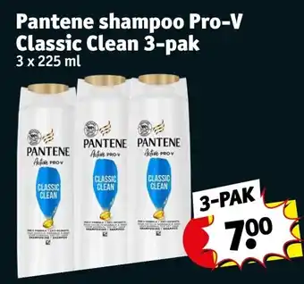 Kruidvat Pantene shampoo pro-v classic clean 3-pak aanbieding