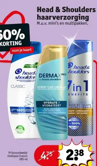 Kruidvat Head & shoulders haarverzorging aanbieding