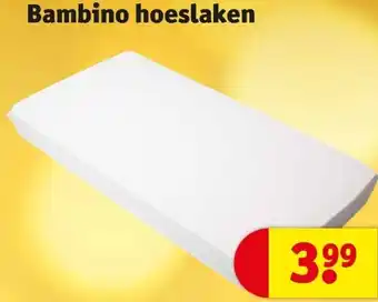 Kruidvat Bambino hoeslaken aanbieding