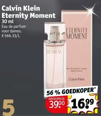 Kruidvat Calvin klein eternity moment aanbieding
