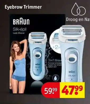 Kruidvat Eyebrow trimmer aanbieding