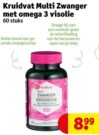 Kruidvat Kruidvat multi zwanger met omega 3 visolie aanbieding