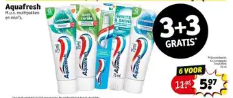 Kruidvat Aquafresh aanbieding