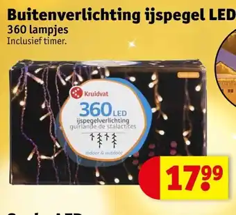 Kruidvat Buitenverlichting ijspegel led aanbieding