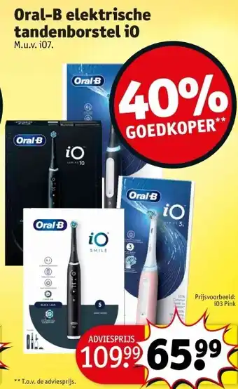 Kruidvat Oral-b elektrische tandenborstel io aanbieding