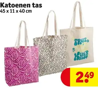 Kruidvat Katoenen tas aanbieding