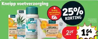 Kruidvat Kneipp voetverzorging aanbieding