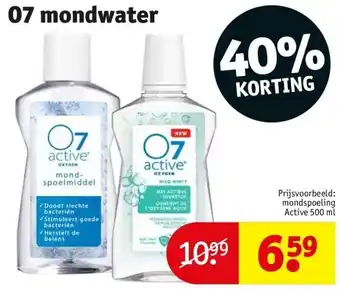 Kruidvat O7 mondwater aanbieding