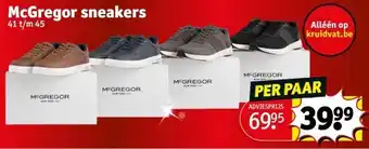 Kruidvat Mcgregor sneakers aanbieding