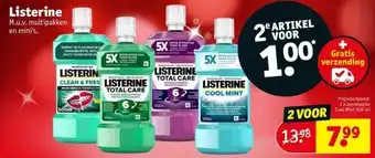 Kruidvat Listerine aanbieding