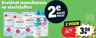 Kruidvat Kruidvat maandlenzen en vloeistoffen aanbieding