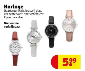 Kruidvat Horloge aanbieding
