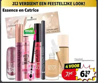 Kruidvat Essence en catrice aanbieding