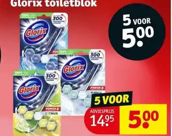 Kruidvat Glorix toiletblok aanbieding