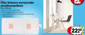 Kruidvat Villa volance verwarmde stoelkussenhoes aanbieding