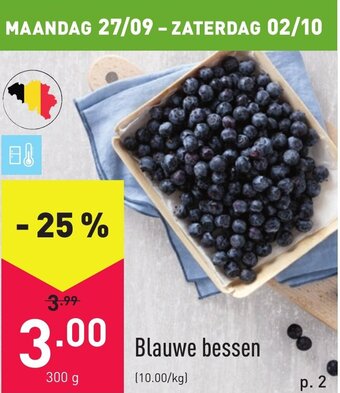 ALDI Blauwe bessen aanbieding
