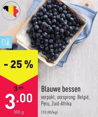 ALDI Blauwe bessen aanbieding