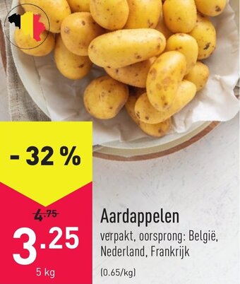 ALDI Aardappelen aanbieding
