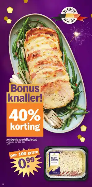 Albert Heijn Ah excellent orloffgebraad aanbieding