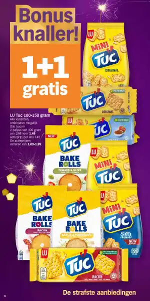 Albert Heijn Lu tuc 100-150 gram aanbieding