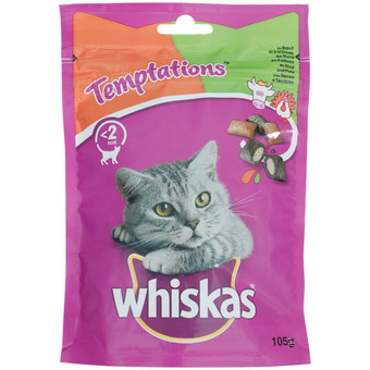Action Whiskas Temptations kattensnoepjes aanbieding