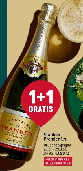 Delhaize Vranken premier cru aanbieding