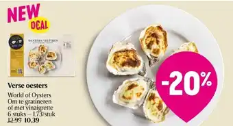 Delhaize Verse oesters aanbieding