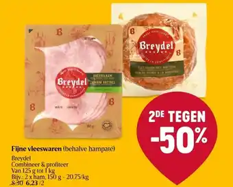 Delhaize Fijne vleeswaren aanbieding