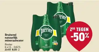 Delhaize Bruisend natuurlijk mineraalwater aanbieding