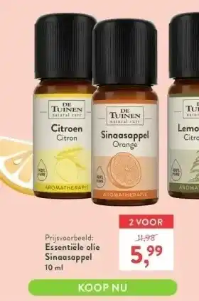 Holland & Barrett Essentiële olie sinaasappel 10 ml aanbieding