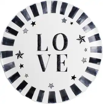 Blond amsterdam -x noir - bord love - 31 cm