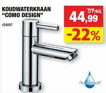 Hubo Koudwaterkraan como design aanbieding