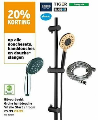 Grohe handdouche vitalio start chroom