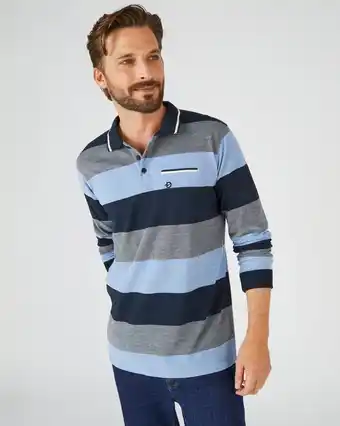 Damart Polo maille piquée coton mélangé aanbieding