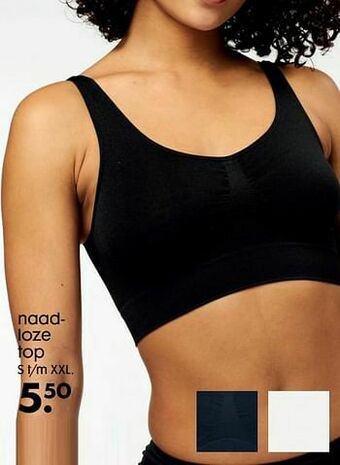 HEMA Naadloze top aanbieding