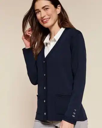 Damart Gilet maille milano laine mérinos mélangée aanbieding