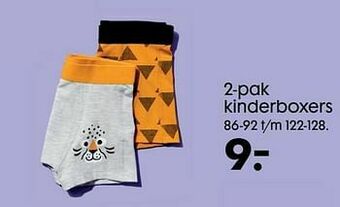 HEMA 2-pak kinderboxers aanbieding