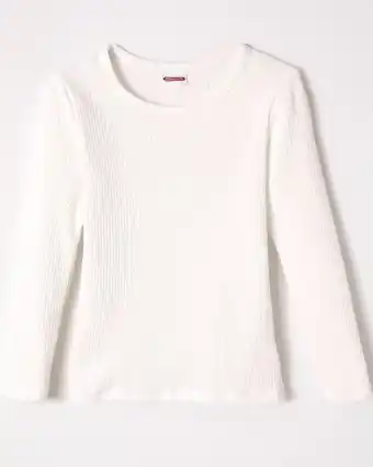 Damart T-shirt enfants manches longues, col rond thermolactyl aanbieding
