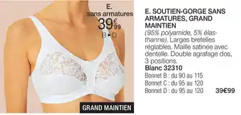 Damart SOUTIEN-GORGE SANS ARMATURES, GRAND MAINTIEN aanbieding