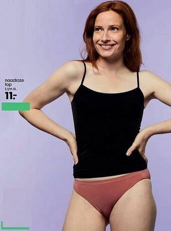 HEMA Naadloze top aanbieding