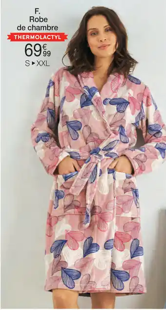 Damart ROBE DE CHAMBRE MAILLE THERMOLACTYL aanbieding