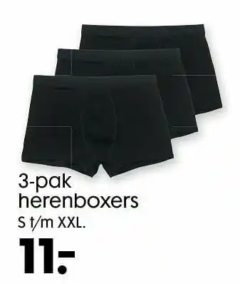 3-pak herenboxers