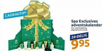 Action Spa exclusives adventskalender aanbieding