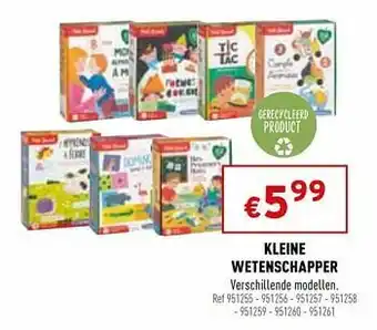 Trafic Kleine wetenschapper aanbieding