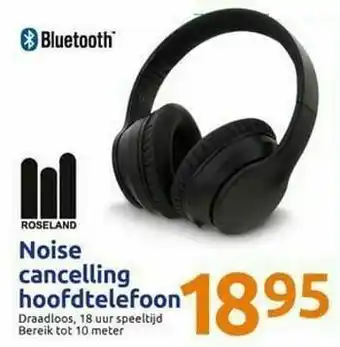 Action Noise cancelling hoofdtelefoon aanbieding