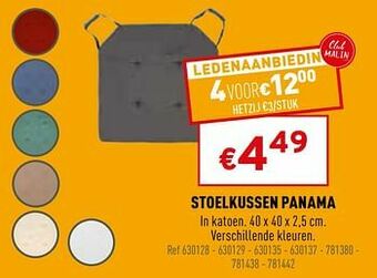 Trafic Stoelkussen panama aanbieding