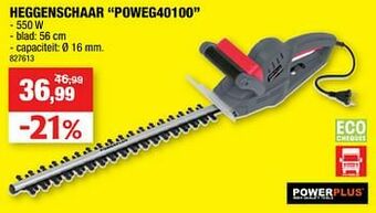 Hubo Powerplus heggenschaar poweg40100 aanbieding