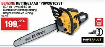 Hubo Powerplus benzine kettingzaag powxg10231 aanbieding