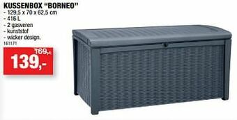 Hubo Kussenbox borneo aanbieding